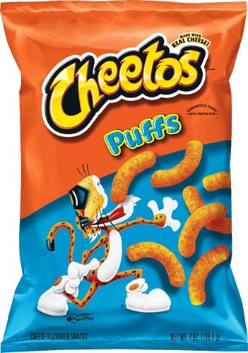 Cheetos Puffs Cheese Flavored Snacks, 1.375 ounce bags